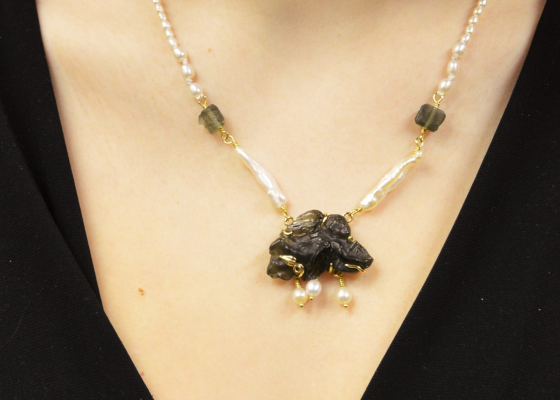 Náhrdelník s andělem - poslem štěstí