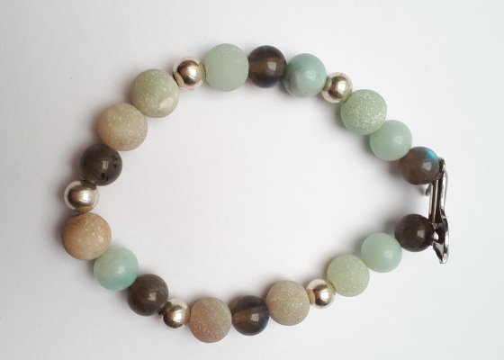 Náramek pro milovníky koní – lehounce tyrkysová