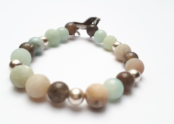 Náramek pro milovníky koní – lehounce tyrkysová