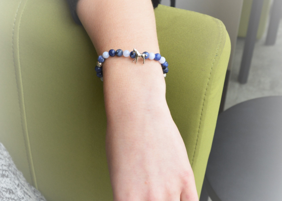 Náramek pro milovníky koní – modrá