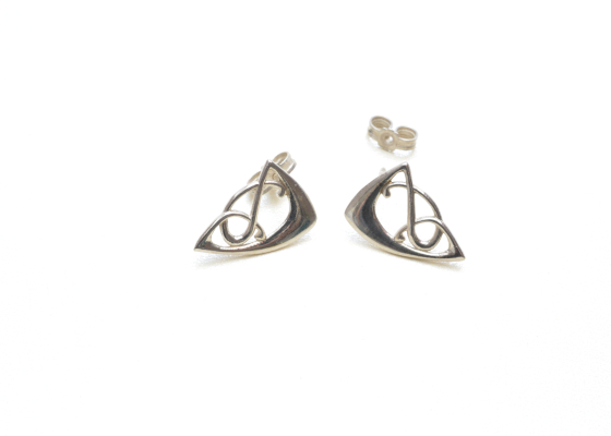 Náušnice – celostříbrné malé