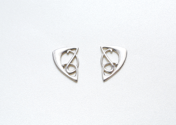 Náušnice – celostříbrné malé