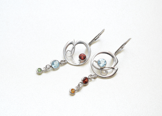 Náušnice – hrozen