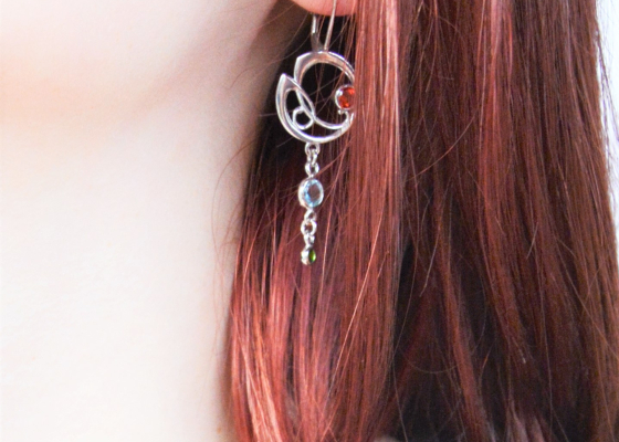 Náušnice – hrozen