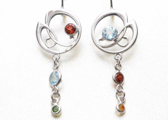 Náušnice – hrozen