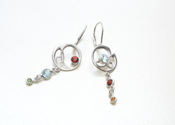 Náušnice – hrozen