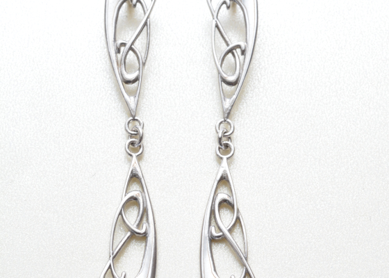 Náušnice – olivíny klapky