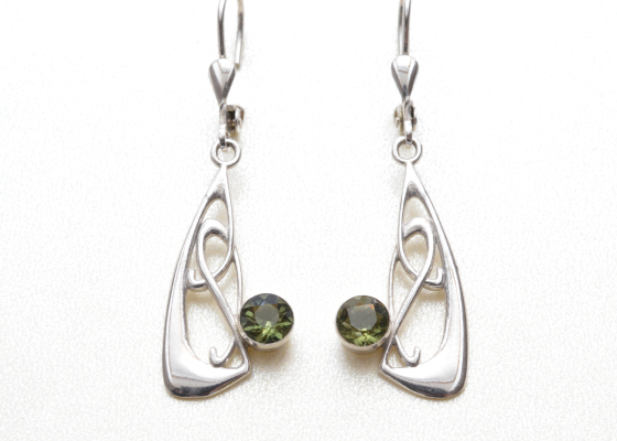 Náušnice – vltavíny