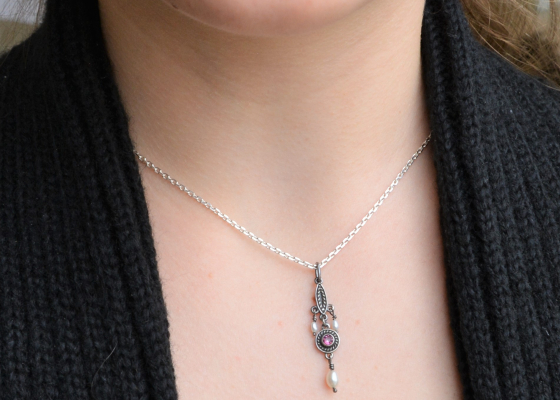 Přívěsek - drobnuška - rhodonit