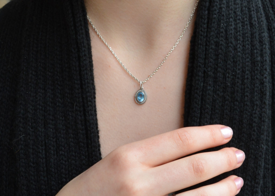 Přívěsek - hranostajník - topaz