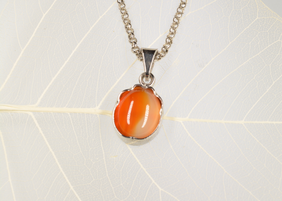 Přívěsek - ohniváček - karneol