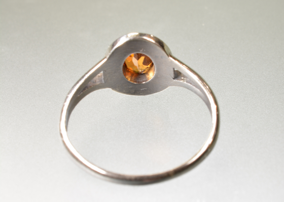 Prsten - ohniváček - hesonit