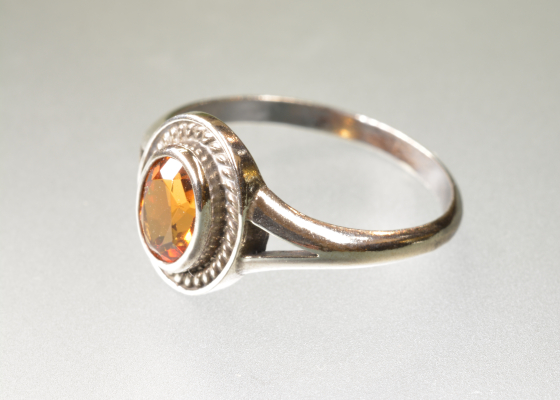 Prsten - ohniváček - hesonit