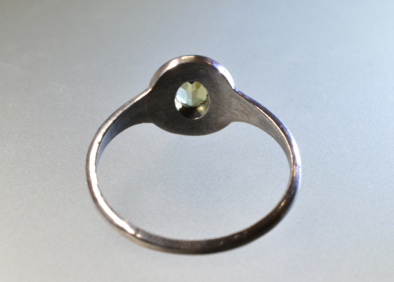 Prsten - zelenáč - vltavín