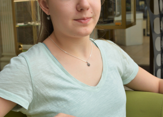 Souprava - přástevník - křišťál