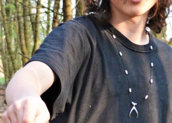 Stříbrný náhrdelník pro štěstí