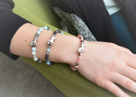 Náramek pro milovníky koní – růžová