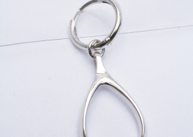 Náušnice pro štěstí - bílé zlato