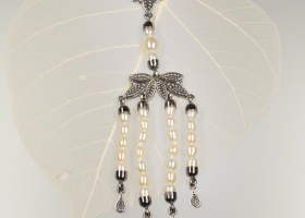 Přívěsek - perleťovec - perly