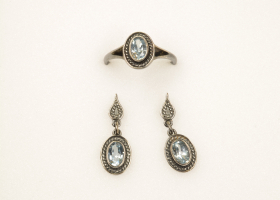 Souprava - modrásek - topaz